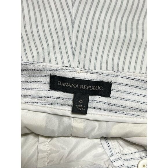 Banana Republic Dressy Striped Shorts Size 0 - Picture 3 of 3